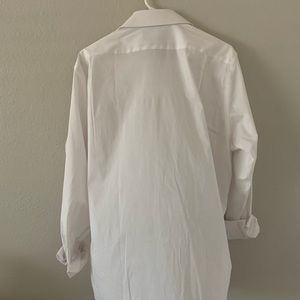 Mens White Button Down